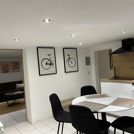 Apartament Le Cocoon Cache Avec Piscine Parking,Terrasse Au Calme Appartement Tres Frais ! Sarreguemines